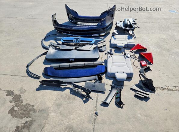 5FNYF6H06KB008357 2019 HONDA PILOT Blue Widok naklejki z numerem VIN