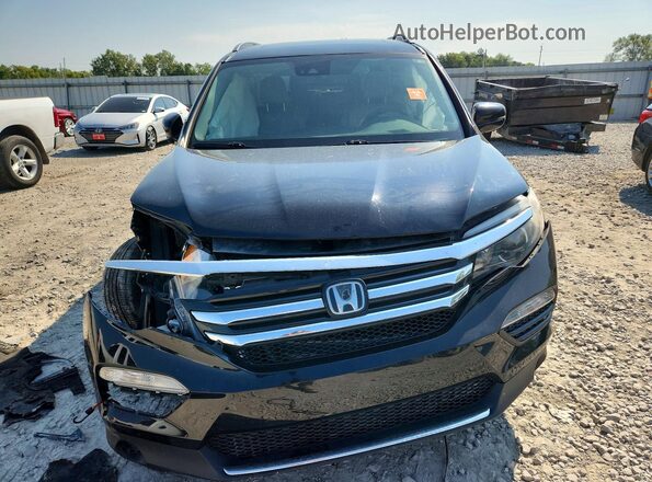 5FNYF6H07JB060739 2018 HONDA PILOT Black Front view