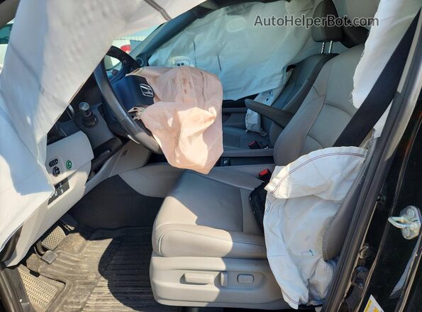 5FNYF6H07JB060739 2018 HONDA PILOT Black Front interior view