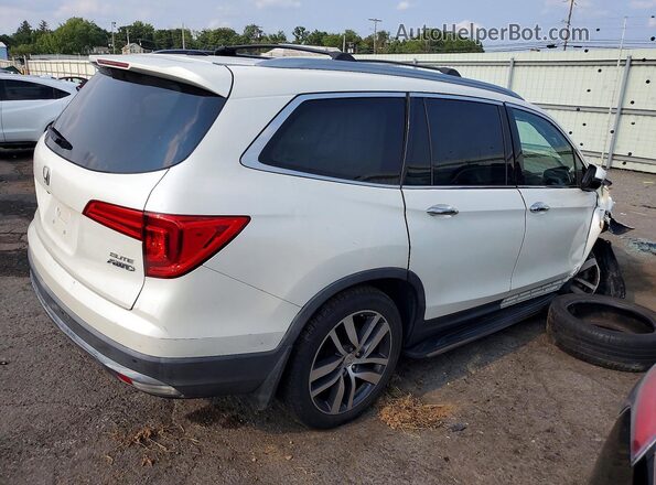 5FNYF6H09HB019443 2017 HONDA PILOT Белый Задняя правая четверть