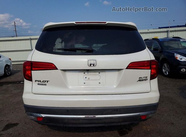 5FNYF6H09HB019443 2017 HONDA PILOT Белый Вид сзади