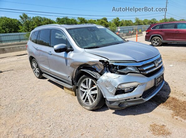 5FNYF6H09HB084776 2017 HONDA PILOT Silver Front right