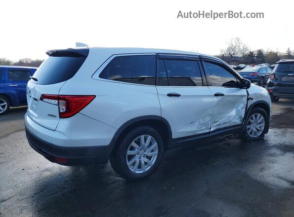 5FNYF6H16MB009844 2021 HONDA PILOT White Tył prawy