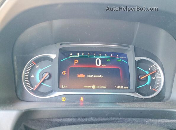 5FNYF6H16MB009844 2021 HONDA PILOT White Widok zestawu wskaźników