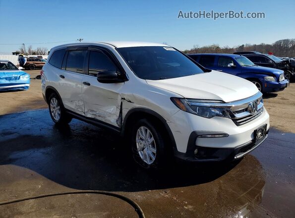5FNYF6H16MB009844 2021 HONDA PILOT White Przód prawy