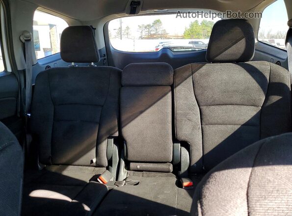 5FNYF6H16MB009844 2021 HONDA PILOT White Widok tylnych siedzeń
