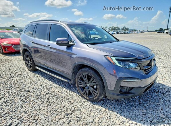 5FNYF6H24MB092652 2021 HONDA PILOT Серый Передняя правая четверть
