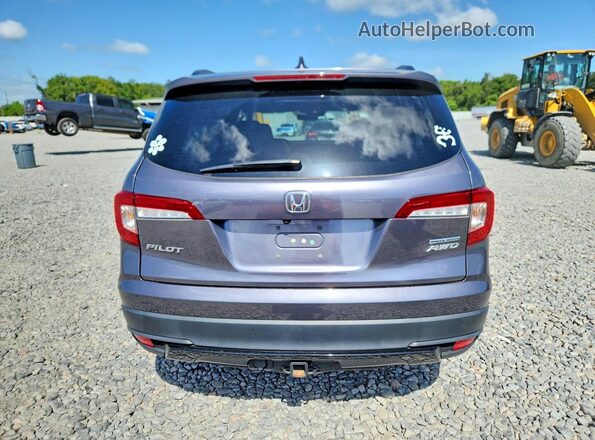 5FNYF6H24MB092652 2021 HONDA PILOT Серый Вид сзади