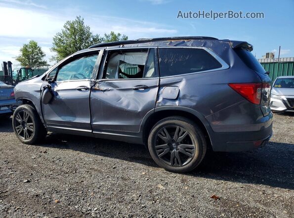 5FNYF6H27MB098753 2021 HONDA PILOT Gray Задня ліва чверть