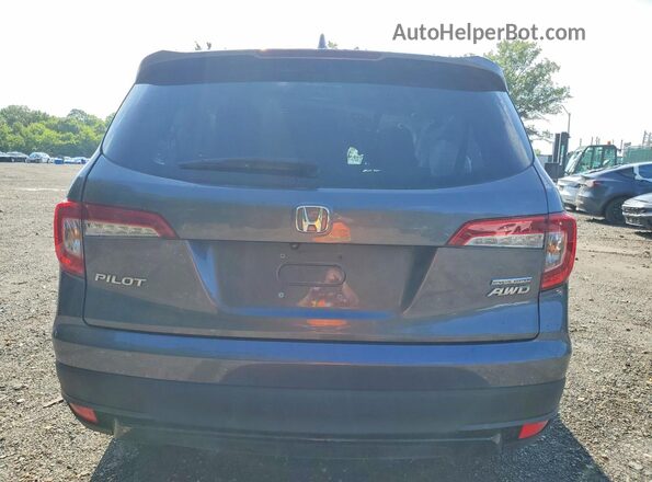 5FNYF6H27MB098753 2021 HONDA PILOT Gray Вид ззаду