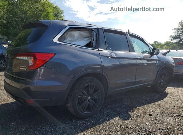 5FNYF6H27MB098753 2021 HONDA PILOT Gray Задня права чверть