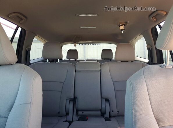 5FNYF6H33HB084072 2017 HONDA PILOT Черный Вид задних сидений