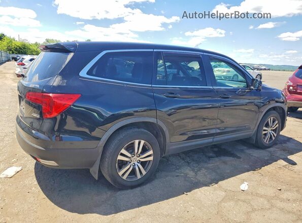 5FNYF6H33HB084072 2017 HONDA PILOT Черный Задняя правая четверть