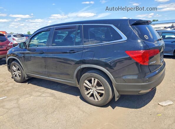 5FNYF6H33HB084072 2017 HONDA PILOT Черный Задняя левая четверть