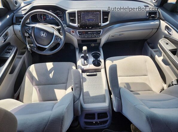 5FNYF6H33HB084072 2017 HONDA PILOT Черный Вид панели приборов