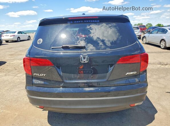 5FNYF6H33HB084072 2017 HONDA PILOT Черный Вид сзади