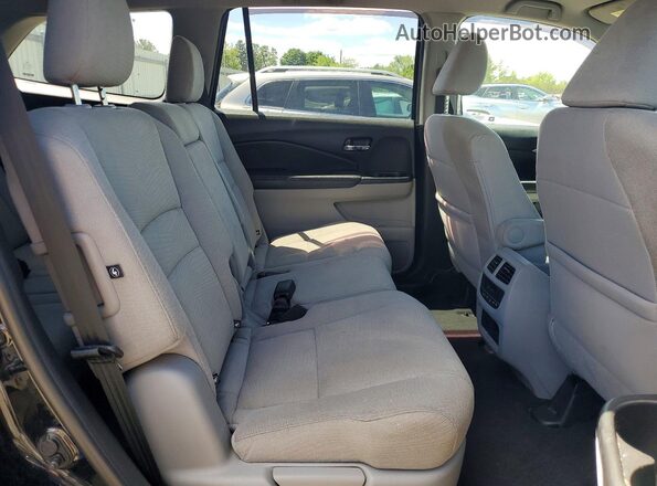 5FNYF6H33HB084072 2017 HONDA PILOT Черный Вид задней части салона