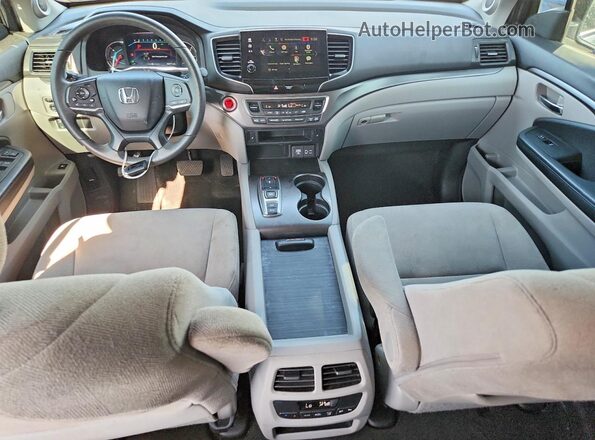 5FNYF6H39MB025974 2021 HONDA PILOT Silver წინა პანელის ხედი