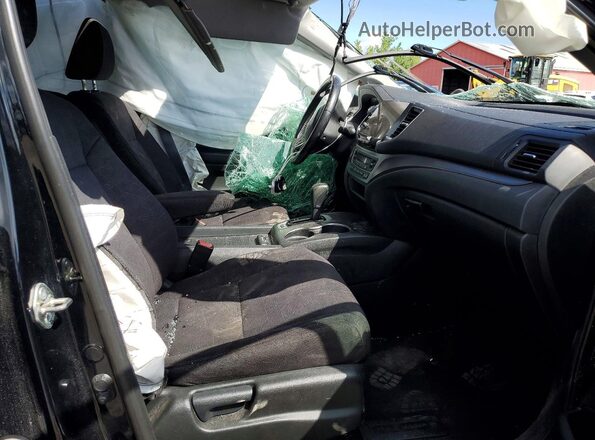5FNYF6H3XKB504482 2019 HONDA PILOT Black Widok wnętrza z przodu