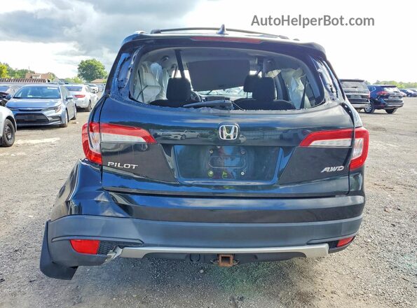 5FNYF6H3XKB504482 2019 HONDA PILOT Black Widok z tyłu