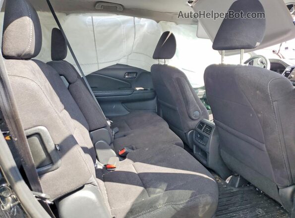5FNYF6H3XKB504482 2019 HONDA PILOT Black Widok wnętrza z tyłu