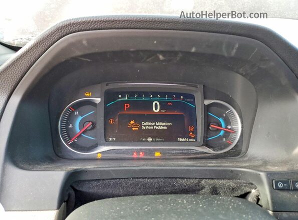 5FNYF6H51MB090108 2021 HONDA PILOT Maroon Widok zestawu wskaźników