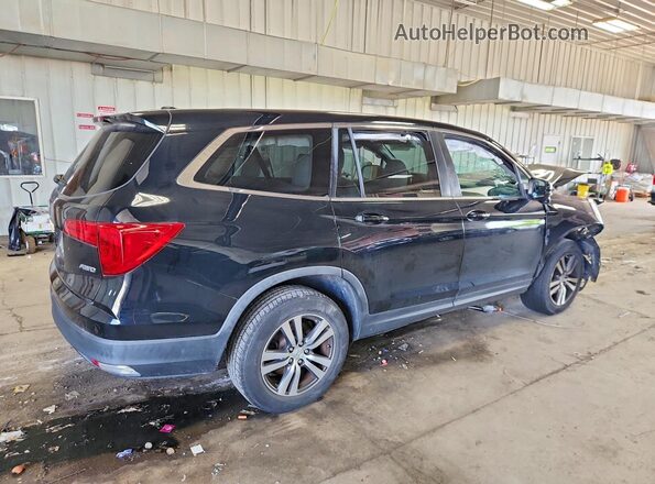 5FNYF6H52HB018730 2017 HONDA PILOT Black Tył prawy