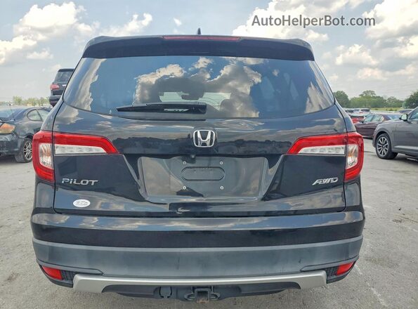 5FNYF6H54KB080184 2019 HONDA PILOT Black Widok z tyłu