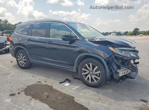 5FNYF6H54KB080184 2019 HONDA PILOT Black Przód prawy