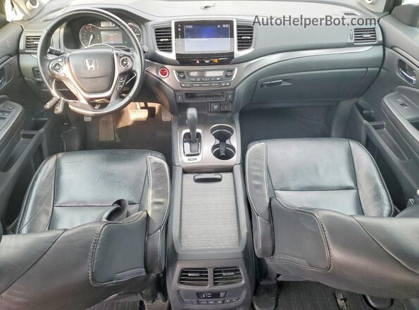 5FNYF6H59HB010933 2017 HONDA PILOT Black Widok deski rozdzielczej