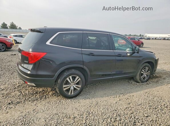 5FNYF6H59HB010933 2017 HONDA PILOT Black Tył prawy