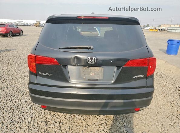 5FNYF6H59HB010933 2017 HONDA PILOT Black Widok z tyłu