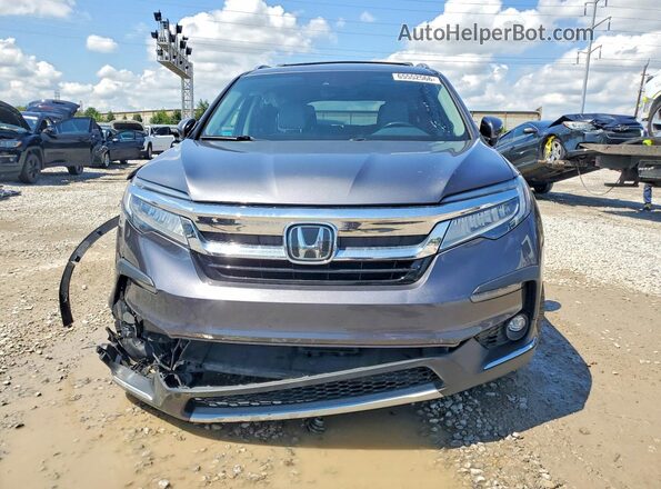 5FNYF6H63KB093484 2019 HONDA PILOT Серый Вид спереди