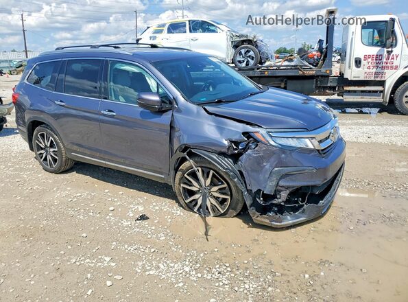 5FNYF6H63KB093484 2019 HONDA PILOT Серый Передняя правая четверть