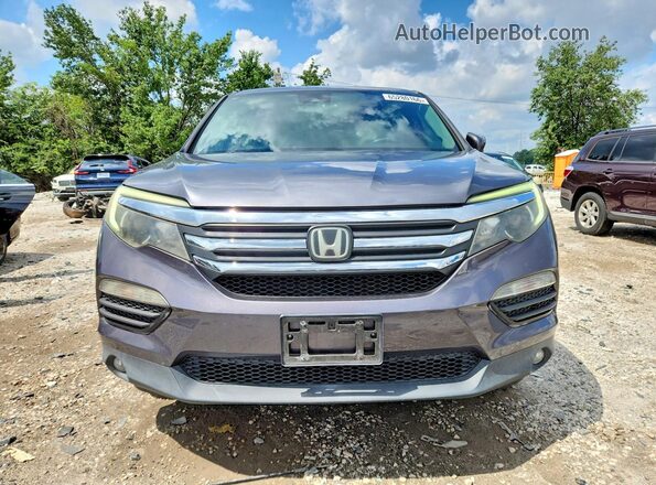 5FNYF6H64JB060010 2018 HONDA PILOT Gray Դիմացի տեսք