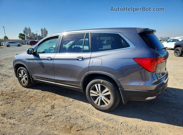 5FNYF6H71HB014220 2017 HONDA PILOT Charcoal Задня ліва чверть
