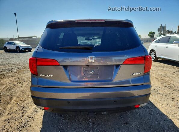 5FNYF6H71HB014220 2017 HONDA PILOT Charcoal Вид ззаду