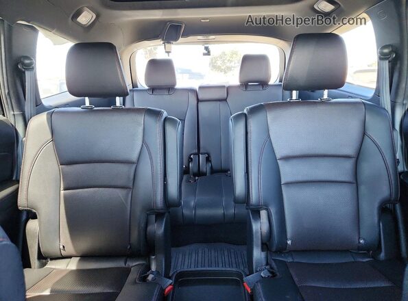 5FNYF6H76LB045911 2020 HONDA PILOT Black Rear seats view