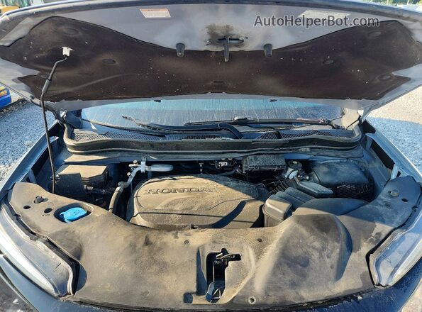 5FNYF6H81NB102236 2022 HONDA PILOT Gray ძრავის განყოფილების ხედი
