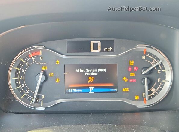 5FNYF6H92HB044313 2017 HONDA PILOT White Widok zestawu wskaźników