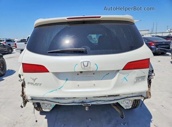 5FNYF6H92JB037822 2018 HONDA PILOT White Հետևի տեսք