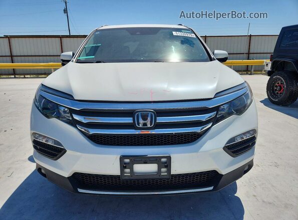 5FNYF6H92JB037822 2018 HONDA PILOT White Դիմացի տեսք