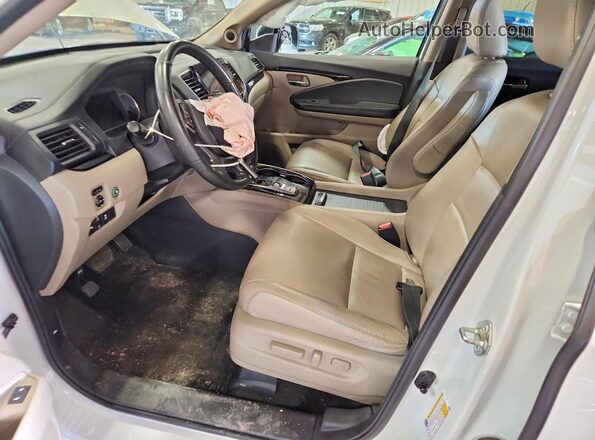 5FNYF6H95LB030754 2020 HONDA PILOT White Vista interior delantera