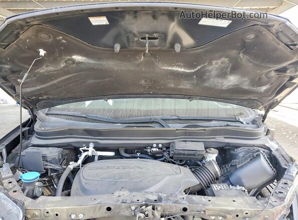 5FNYF6H97NB013733 2022 HONDA PILOT Black Շարժիչի բաժամունքի տեսք