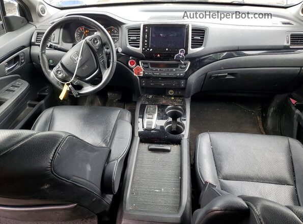 5FNYF6H9XJB503271 2018 HONDA PILOT Silver Вид панелі приладів