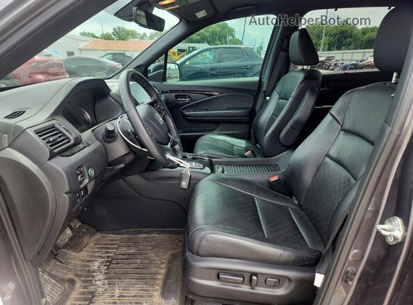 5FNYF7H91KB003300 2019 HONDA PASSPORT Black Vista interior delantera