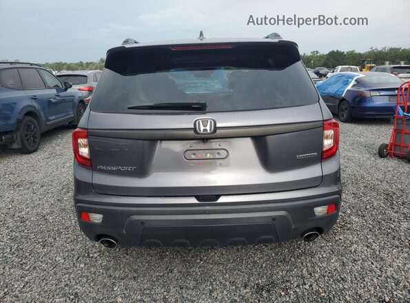 5FNYF7H92KB001488 2019 HONDA PASSPORT Gray უკანა ხედი