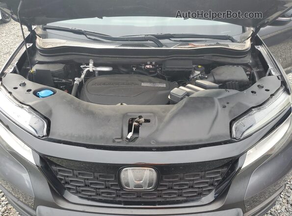 5FNYF7H92KB001488 2019 HONDA PASSPORT Gray უკანა სალონის ხედი