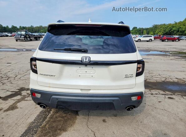 5FNYF8H08KB001115 2019 HONDA PASSPORT White უკანა ხედი