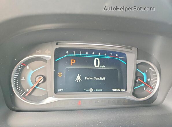 5FNYF8H20KB024325 2019 HONDA PASSPORT Silver ხელსაწყოთა პანელის ხედი